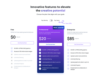 Pricing page UI figma page pricing ui uiux design user interface ux