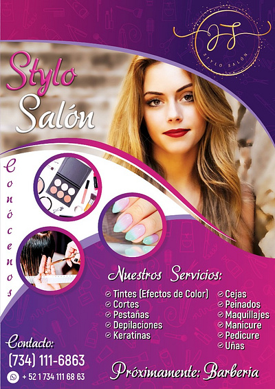 Flyer Stylo Salón