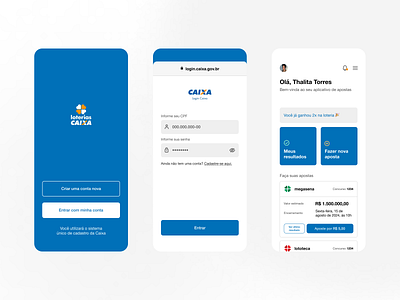 Lottery Redesign App • Case study app application bet design flat flat design game lottery lottery game ui ux