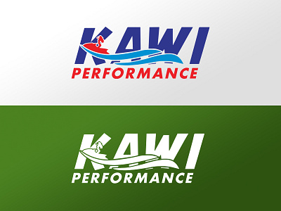 Jet Ski Logo Redesign - Kawi Performance brand identity branding graphic design jet ski jet ski logo kawi performance logo logo redesign