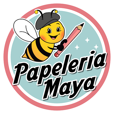 Logotipo Papeleria Maya