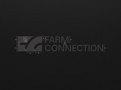 Farm Connection: concept and grid agribusiness agriculture branding c connection design f farm logo mark motion symbol tech