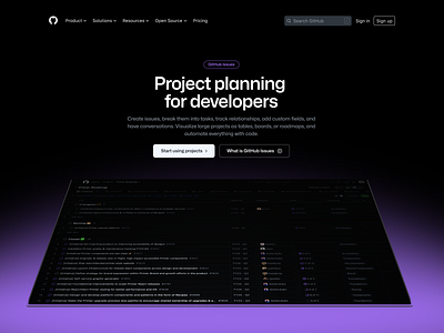3D UI hero developer layout merchandising ui product web web design