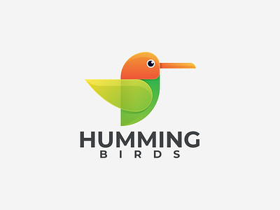 HUMING BIRDS bird coloring bird design graphic bird logo branding design graphic design huming bird icon logo