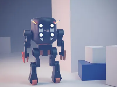 Pixlbot blended 3d modeling blender