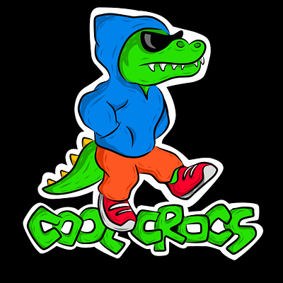 Crocodile Cartoon Character cartoon graphic design ilustration vector