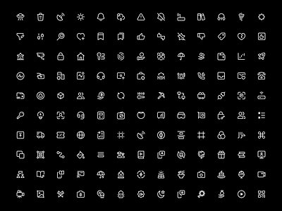 New standard icons (Less rounded) clean ui dark mod graphic icon icon design icon library icon pack icon set iconography icons illustration line icon minimal standard icon stroke icon ui ux vector