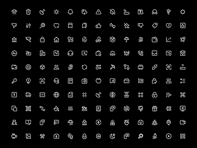 New standard icons (Less rounded) clean ui dark mod graphic icon icon design icon library icon pack icon set iconography icons illustration line icon minimal standard icon stroke icon ui ux vector