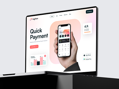 Tagihan - PPOB Landing Page app digital elementor finance fintech framer landing money page payment saving ui wallet webflow website wordpress