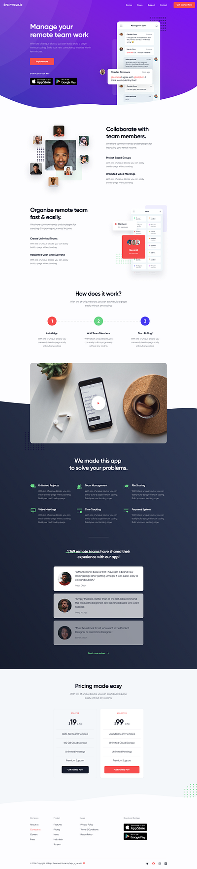 Remote Team Activities Website branding flat design home page landing page landing page design logo product design product designing remote remote work design ui design ui ux design web design