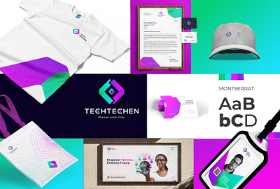 TECHTECHEN branding graphic design logo