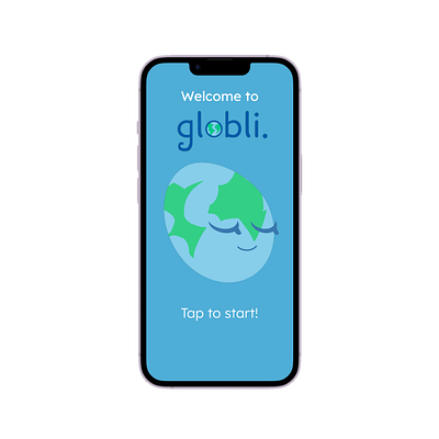 Globli branding logo mobile product design ui ux