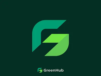 G For GreenHub - Logo, Logo Design (For Sale) brand identity branding business logo eco forest g g logo green growth icon leaf logo logo design logo mark minimal modern logo nature organic plant tree