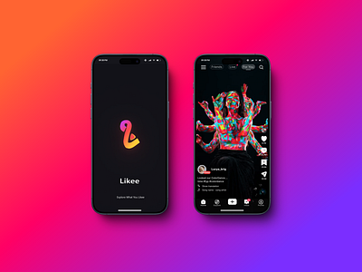 Likee Mobile App ui