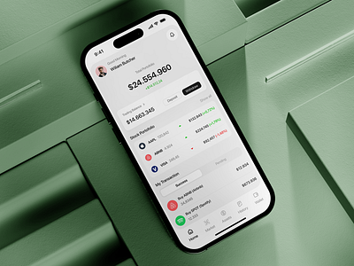 Stockin.id Mobile Version figma finance financial fintech investing investment dashboard mobile mobile app mobile design mobile stock mobile trading mobile version money nija portfolio stock stock market stockin.id trading trading app