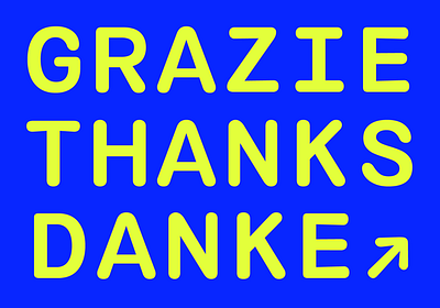 Grazie Thanks Danke design display font fonts fun graphic design typeface typography