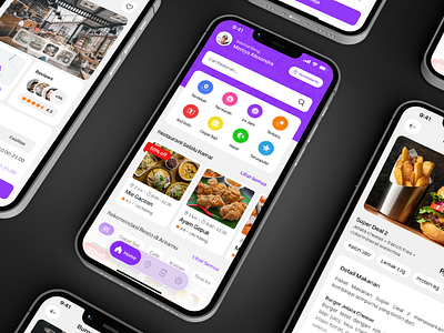 EATOPIA - Case Study UI UX case study design find food mobile mobile design restaurant ui ui ux