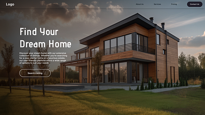 Real-estate Hero Section design concept concept design hero hero inspiration hero section design inspiration real estate desing ui