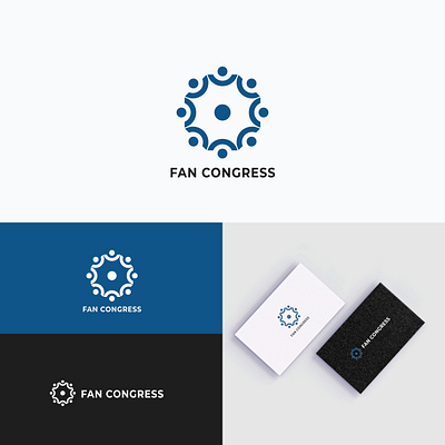 Fan Kongress. Abstract Logo Marks abstract logomark brand guidelines logotype brand identity branding design graphic design logo logo design