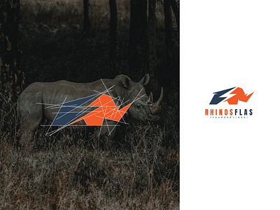 Rhinosflas Logo branding design graphic design icon illustration logo logo design logotype vector