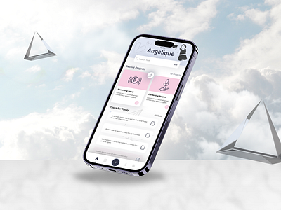 AngieIO - Mobile App Task Manager app app design graphic design mobile app mobile app design planner app planner ux task manager app task manager application ui uidesign ux ux design ux design inspiration ux designer