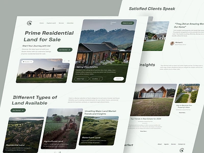 Residential - Real Estate Platform architecture development estate agent landingpage modern new building property real estate agency real estate landing page real property residential residential complex ui uidesign ux web design website design