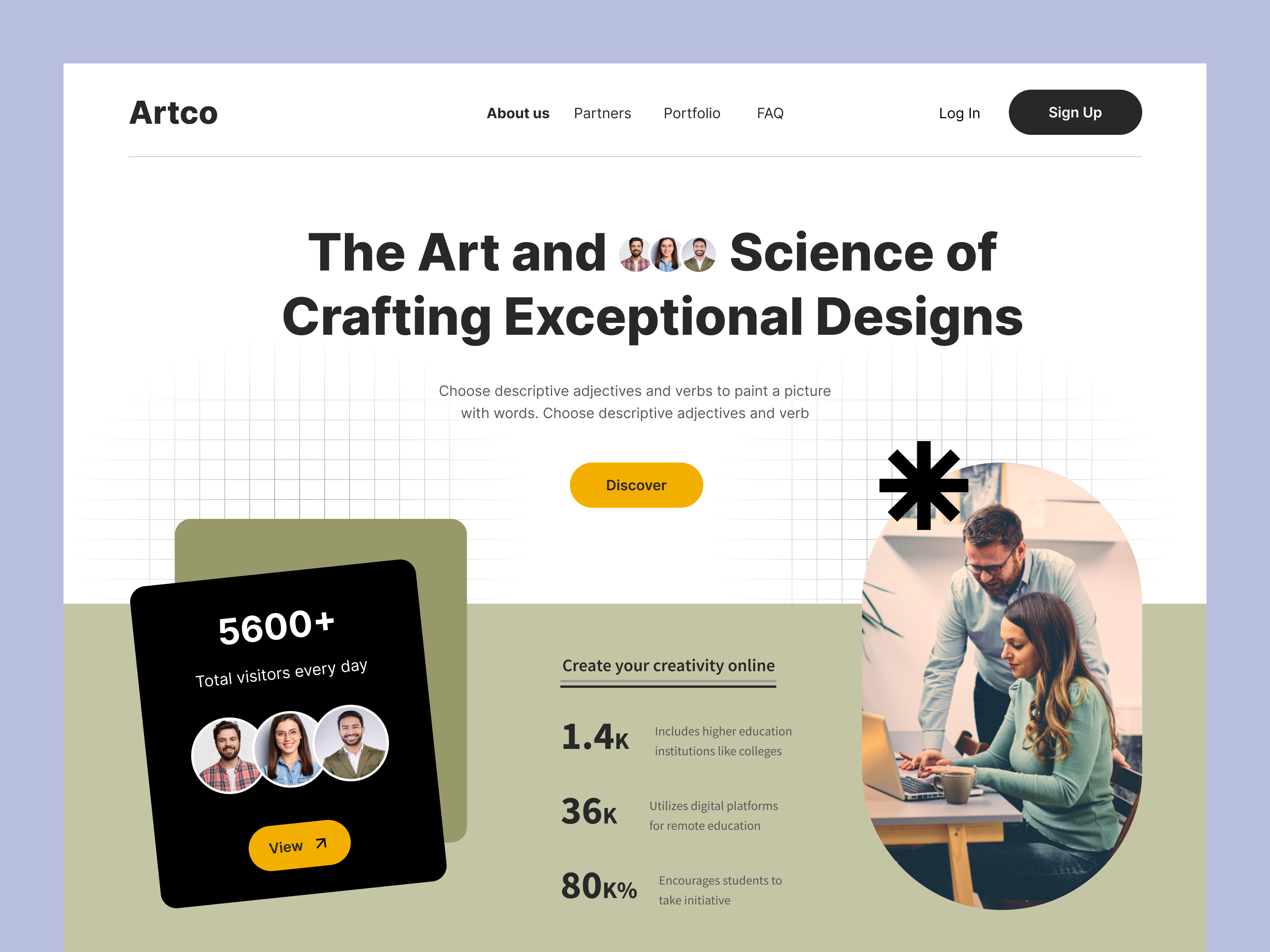 Art Learning Web Uiux designs, themes, templates and downloadable ...