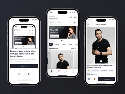 Zapota - Fashion store app app buy checkout clean clothing design discount e commerce fashion flat iphone mobile online shop sale shirt shop shopping store ui ux