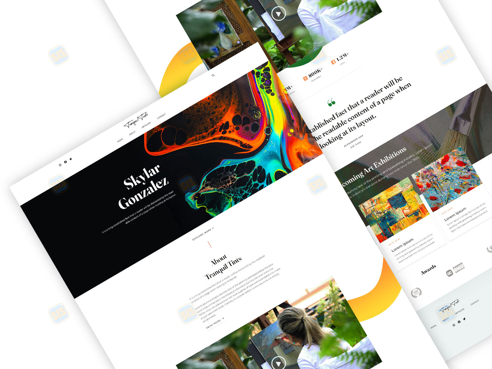 Example of Creative Landing Page Design Services