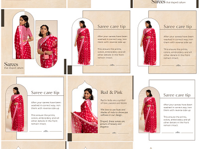 Minimal Ethnic wear poster Designs. graphic design minimal designs saree