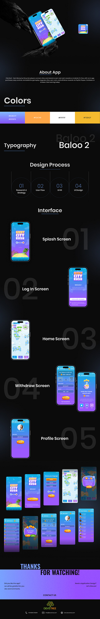 Givvy City Rush - Earn Money App game game app development mobile app development mobile application