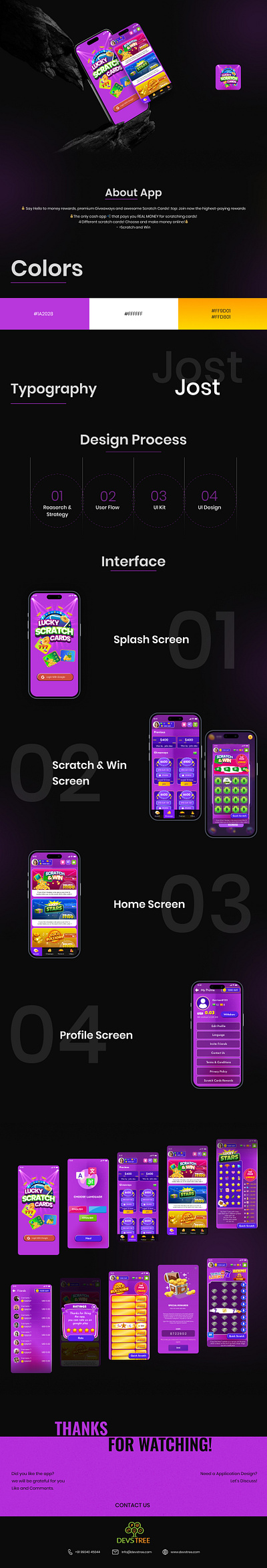 Lucky Scratch Cards - Money Rewards App lucky scratch card app mobile app mobile application reward app