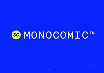 SG Monocomic Font bold design display font fun graphic design type design typeface typography