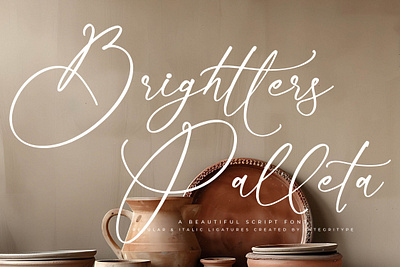 Brightters Palleta - Beautiful Script Font style