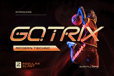 Gotrix branding cyber font style futuristic game modern sci fi sport techno technology