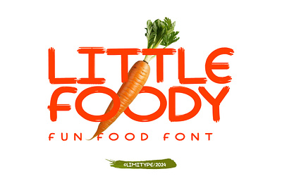 Little Foody - Food Font natural font