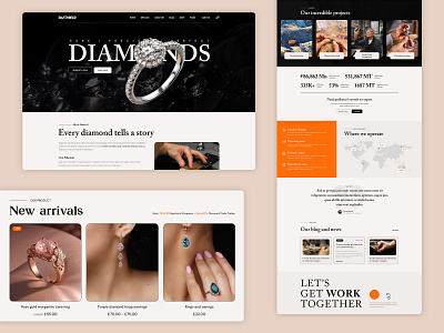 Crysto - Diamond Manufacturer & Store WordPress Theme ecommerce ecommerce design online store responsive design uiux woocommerce woocommerce themes wordpress development wordpress theme