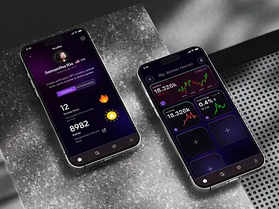 Crypto Wallet Mobile iOS App ui