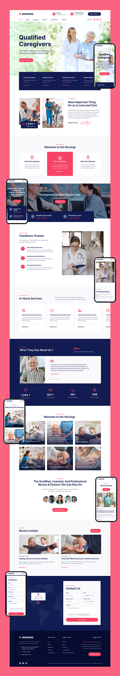 Nursing figma design medical care webflow template nursing template nursing websites professional design responsive design seo optimized template ui design webdesign webflow webflow design webflow designers webflow template webflow website website design website template