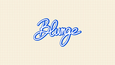 Blunge - For a strong and healthy community app branding design illustration logo typography ui ux vector