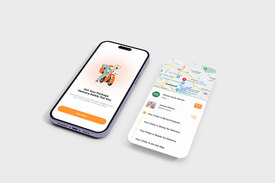 Food Delivery Application Design app appdesign design graphic design interface interfacedesign mobile productdesign ui ux uxdesign
