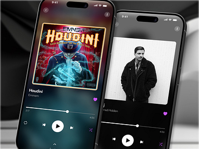 Music Player / Mobile / #DailyUI 009 009 android app app design apple dailyui design figma mobile music music player player song ui ux