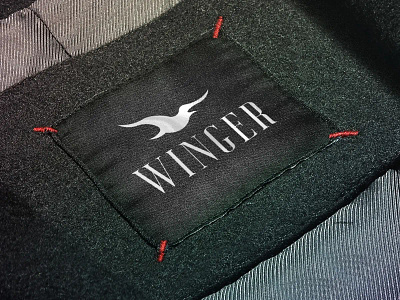 WINGER Logo apparel brand brand identity branding clothing clothingline fashion hollister identity logo logo maker logodesign mtidesign outfit outfitters streetfashion streetwear visual identity