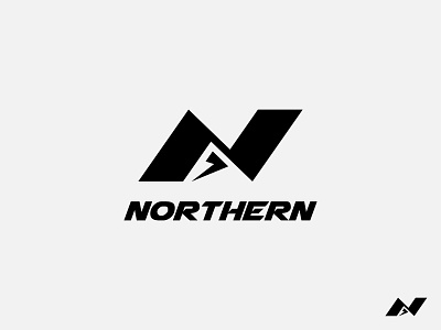 Northern Logo brand brand identity branding design illustration letter logo lettering logo logo design logodesign logotype logoworld minimal minimalist northern