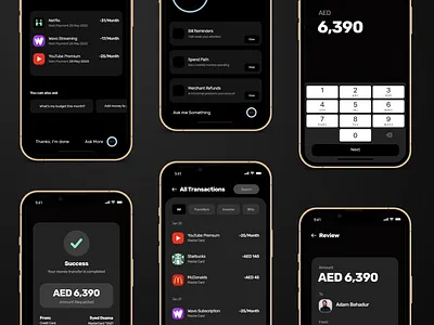 Personal Banking redesign concept banking pay transfer personal banking ui ux