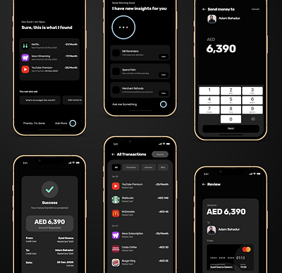 Personal Banking redesign concept banking pay transfer personal banking ui ux