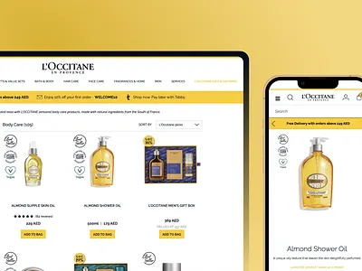 Luxury E-Commerce Website checkout e commerce luxury mobile product listing product page retail ui ux