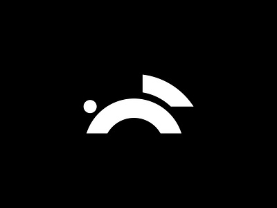 Minimalist Rabbit Logo Design abstract animal black and white design geometric graphic design logo logo design logo for sale minimalist modern rabbit