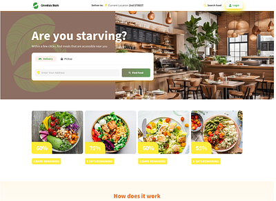 GreenEats Bistro | Website Design 3d app branding design graphic design illustration landing page logo page ui user interface ux vector website wix