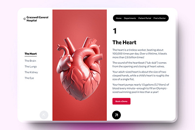 Hospital Website Landing Page Design Animation animation design designer product design product designer ui ui design ui designer uidesigner uiux uiux design user experience user experience design user interface user interface design ux ux design ux designer uxdesigner web design